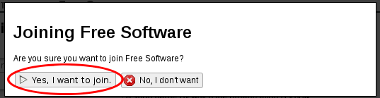Confirmation after asking to join a community Confirmation after asking to join a community