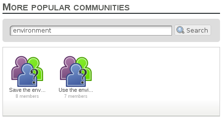 More popular communities search results with example More popular communities search results with example
