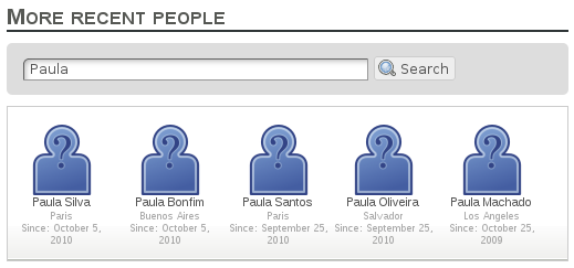 More recent people search results with example More recent people search results with example